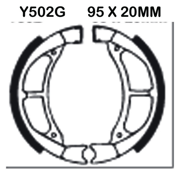 EBC EBC Brake Shoes Y502G